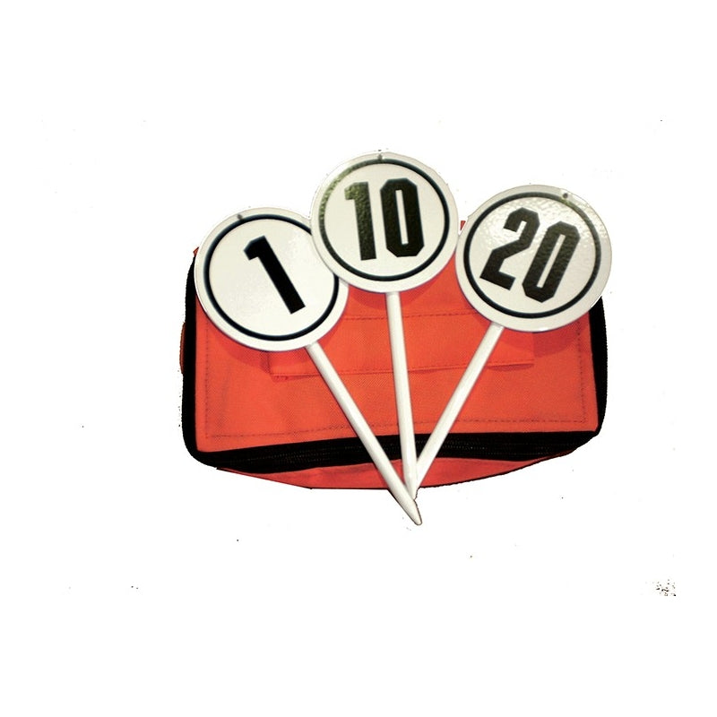 Round Numbered Marker Pin Set