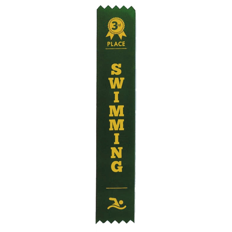 Swimming Sports Day Ribbons (1st - 4th Place)