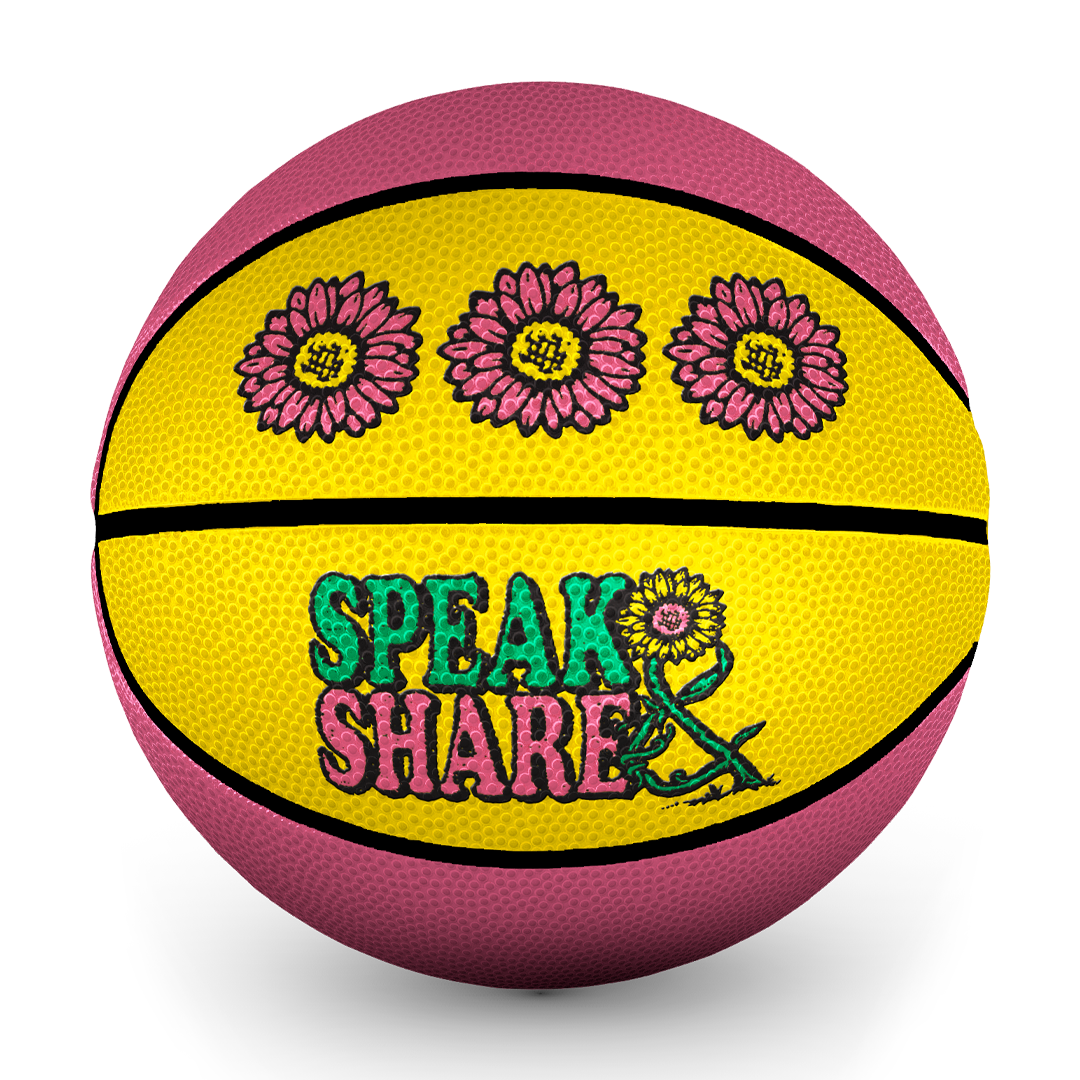 Basketball Speak Share Rubber