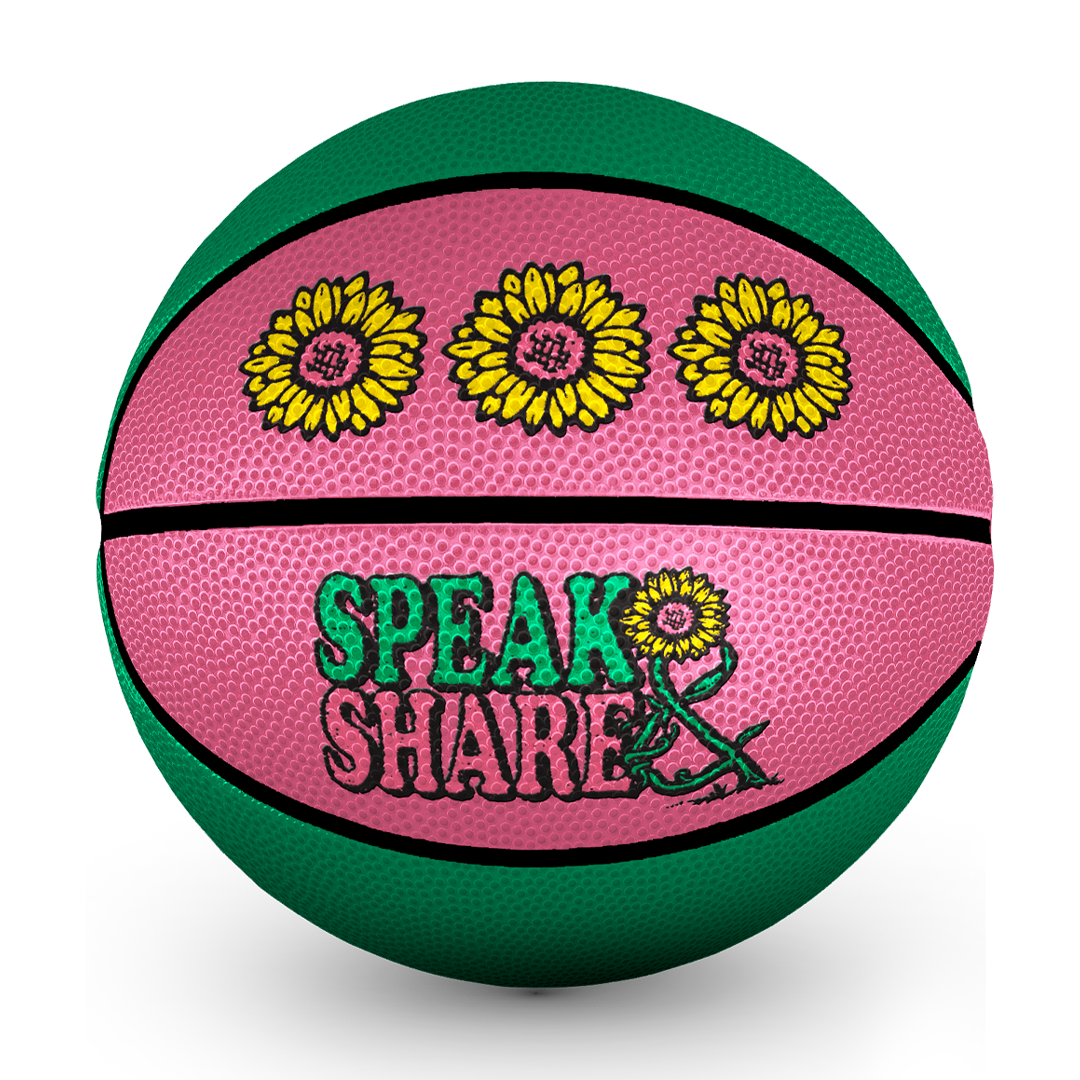 Basketball Speak Share Rubber