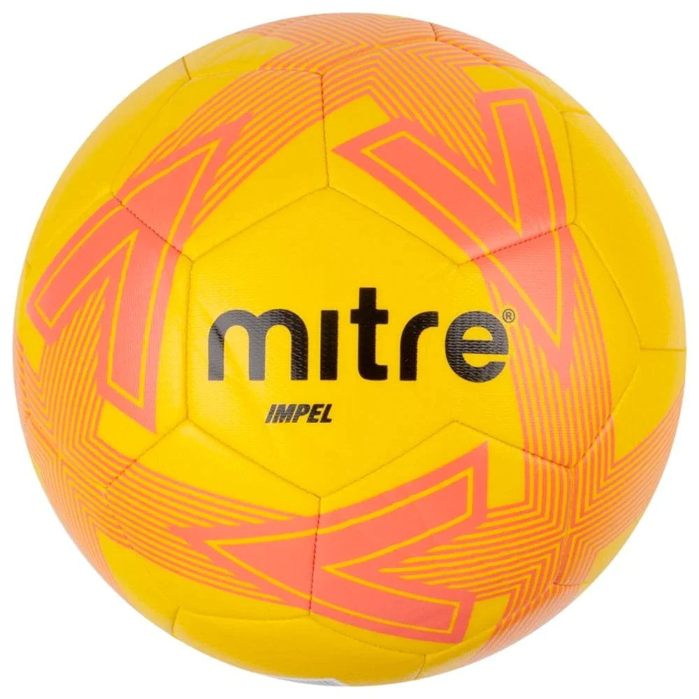 Mitre Impel Soccer Ball (Yellow &amp; Pink)