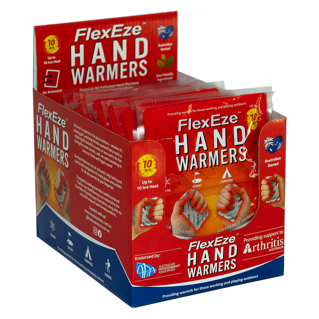 Flexeze Heat Hand Warmers - Box of 20 Pairs